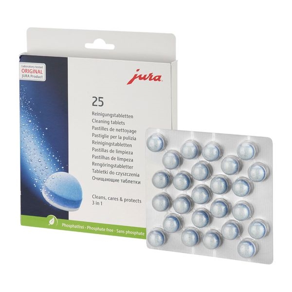Jura 3-Phase Cleaning Tablets 25 Pack