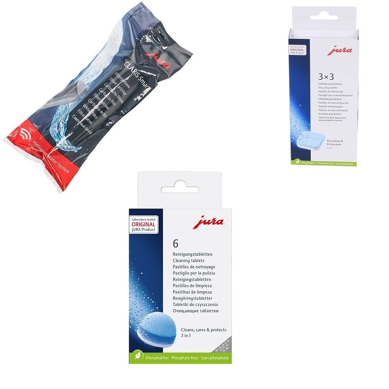 Jura Smart Water Filter-Cleaning-Descaling Tabs Kit